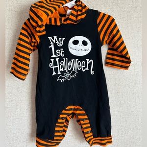 Baby 3-6 Months Halloween Outfit My First Halloween Nightmare before Christmas